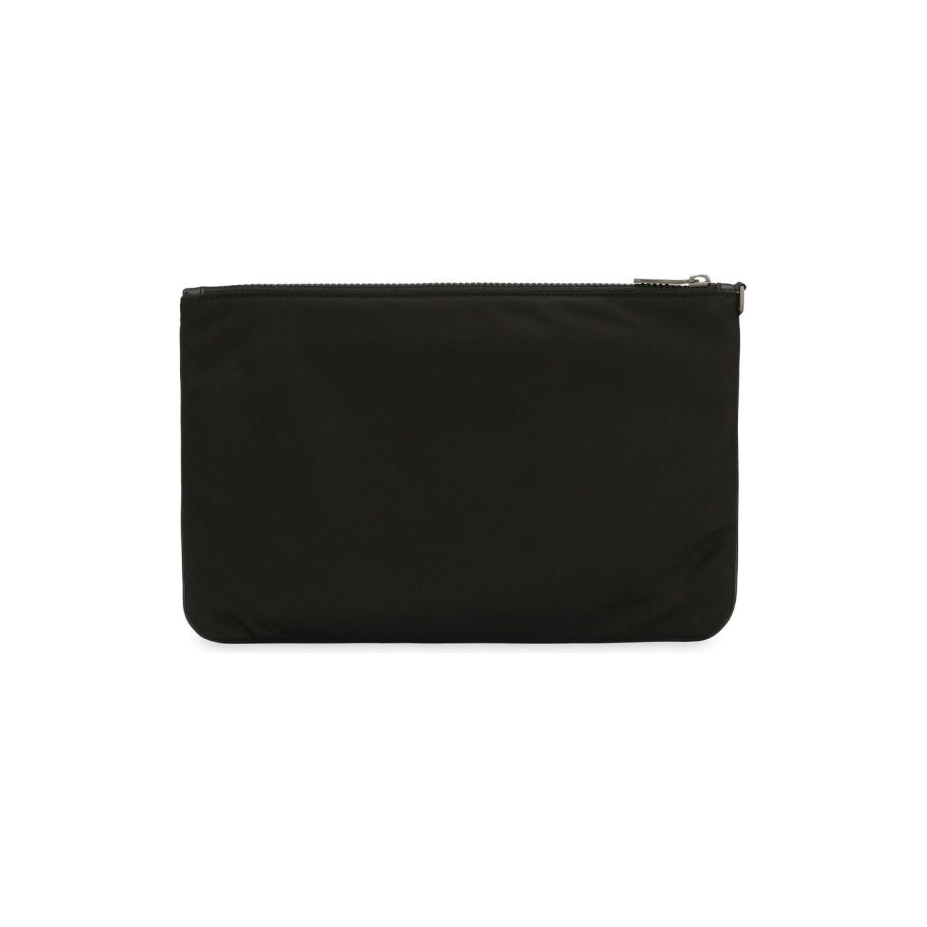 Dolce & Gabbana Nylon pouch with rubberized logo BP3259AG1828B956