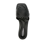 Alexander McQueen logo-embossed leather sandals 780714WIEAD1000