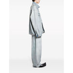 Balenciaga Denim jacket with flap pockets and drop shoulder 767947TDW144016