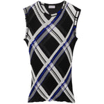 Burberry checked silk top 8087291A1003