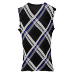 Burberry checked silk top 8087291A1003
