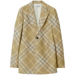 Burberry checked tailored single-breasted blazer 8082603B8686