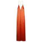 THE NINA STUDIO Dresses Orange ATHENASATINORANGE