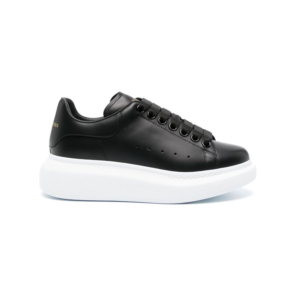 Alexander McQueen Black Leather Sneakers 553770WHGP01000-AI24
