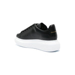 Alexander McQueen Black Leather Sneakers 553770WHGP01000-AI24