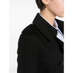 Burberry gabardine-weave trench coat 8079402A1189