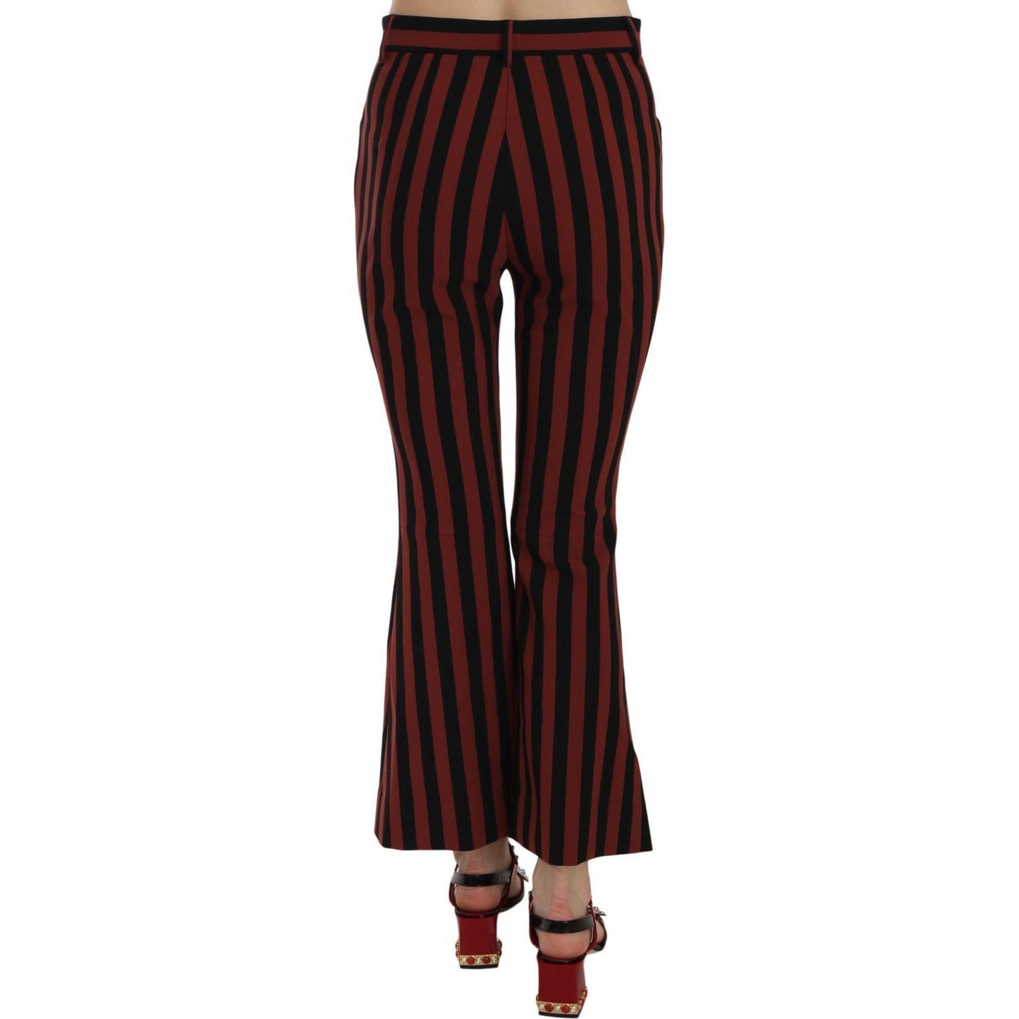 Dolce & Gabbana Elegant Cropped Flared Trousers PAN70042-44-FBB-254