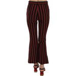 Dolce & Gabbana Elegant Cropped Flared Trousers PAN70042-44-FBB-254