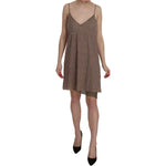 PINK MEMORIES Cotton Green Spaghetti Strap A-line Mini Dress TSH3473-46