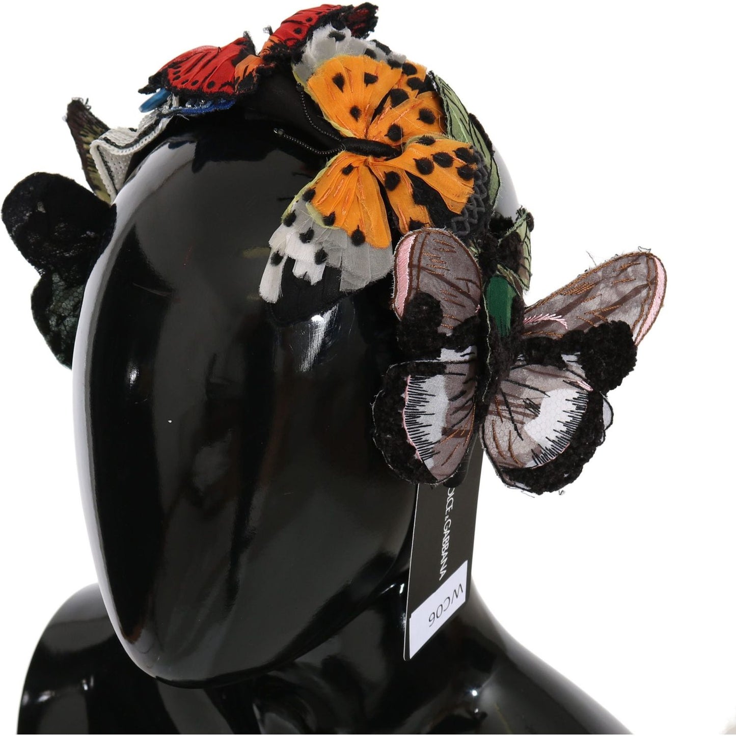 Dolce & Gabbana Tiara Floral Butterfly Sequin Diadem Headband SMY2266