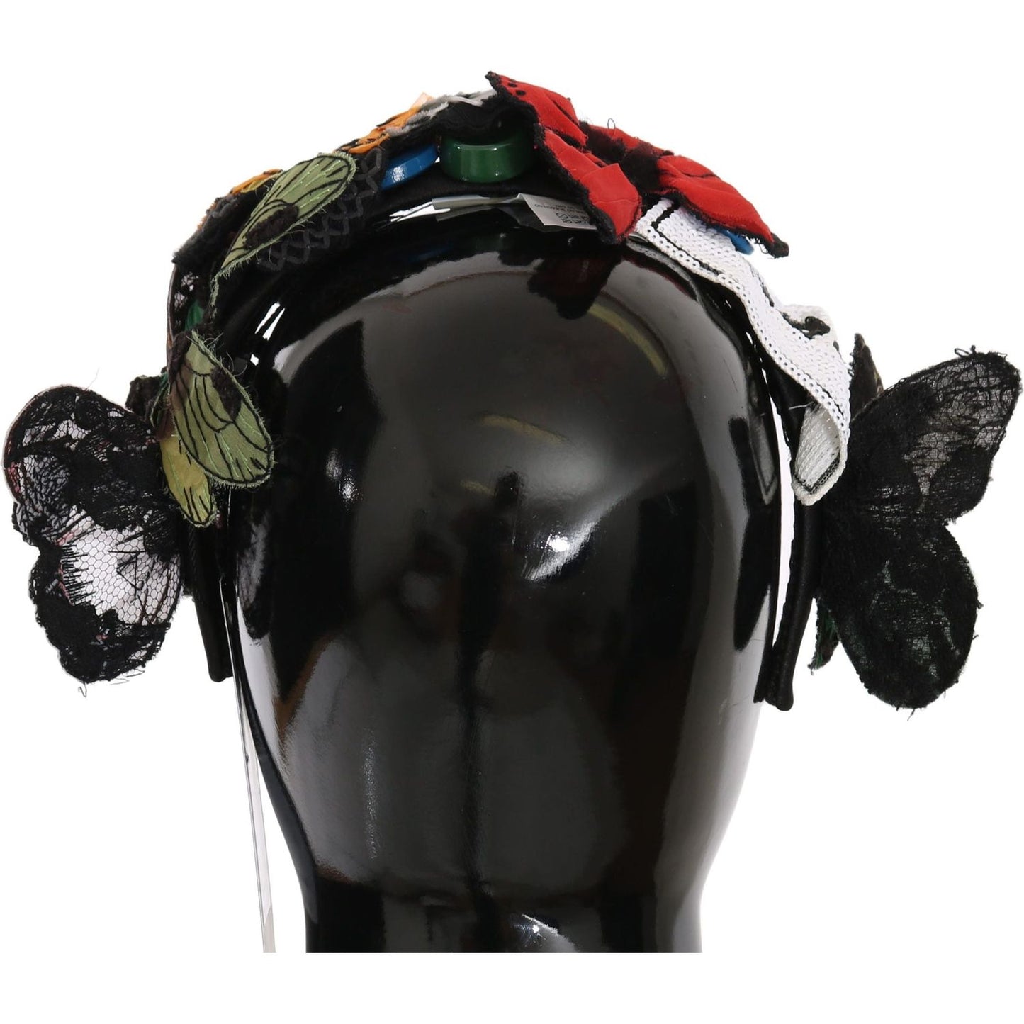 Dolce & Gabbana Tiara Floral Butterfly Sequin Diadem Headband SMY2266