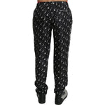 Dolce & Gabbana Silk Black Musical Instrument Trouser Pants PAN70750-46