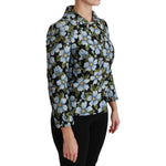 Dolce & Gabbana Multicolor Floral Blazer Coat Polyester Jacket JKT2565-40