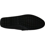 Dolce & Gabbana Black Lizard Leather Flat Loafers Shoes MV2675-39
