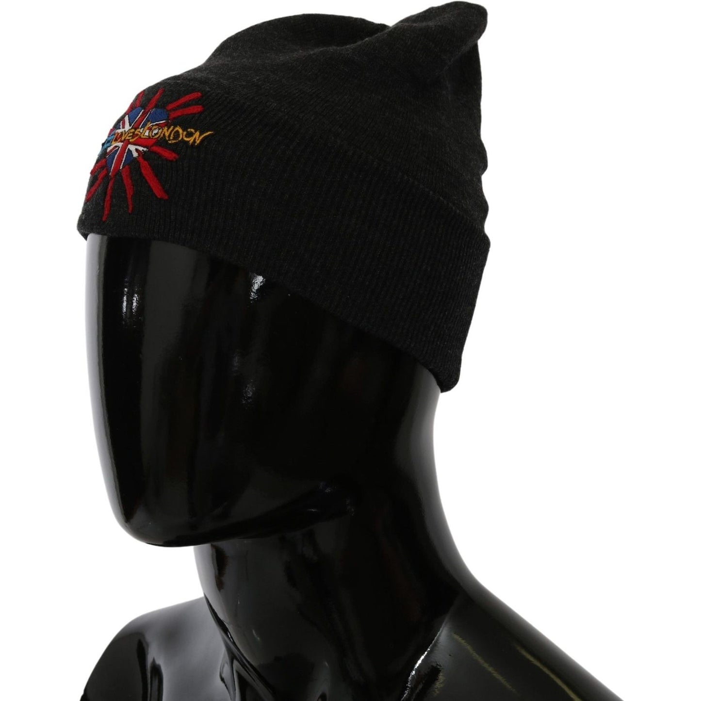 Dolce & Gabbana Gray #DGLovesLondon Beanie Cap HAT20063