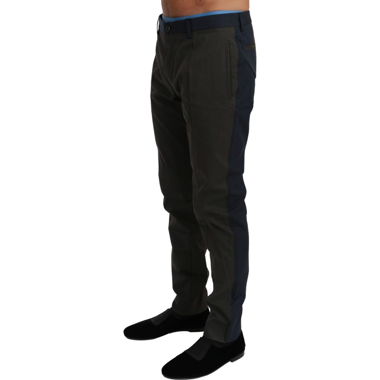 Dolce & Gabbana Elegant Slim Fit Striped Casual Pants PAN70980-IT50/L-FBB-257
