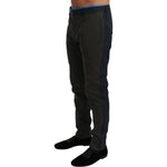 Dolce & Gabbana Elegant Slim Fit Striped Casual Pants PAN70980-IT50/L-FBB-257