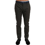 Dolce & Gabbana Elegant Slim Fit Striped Casual Pants PAN70980-IT50/L-FBB-257