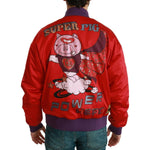 Dolce & Gabbana Red YEAR OF THE PIG Bomber Jacket JKT2610-44
