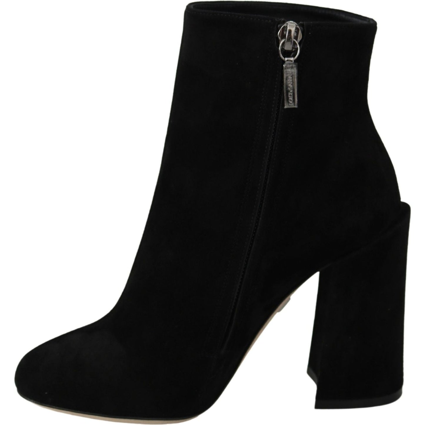 Dolce & Gabbana Black Suede L'Amore E'Bellezza Boots Shoes LA8143-35