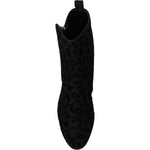Dolce & Gabbana Black Leopard Short Boots Zipper Shoes LA8140-36.5