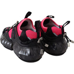 Jimmy Choo Electric Elegance Leather Mesh Sneakers 192954766863