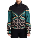 Dolce & Gabbana Multicolor DG Logo Mania Track Bomber Jacket JKT2770-40