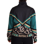 Dolce & Gabbana Multicolor DG Logo Mania Track Bomber Jacket JKT2770-40