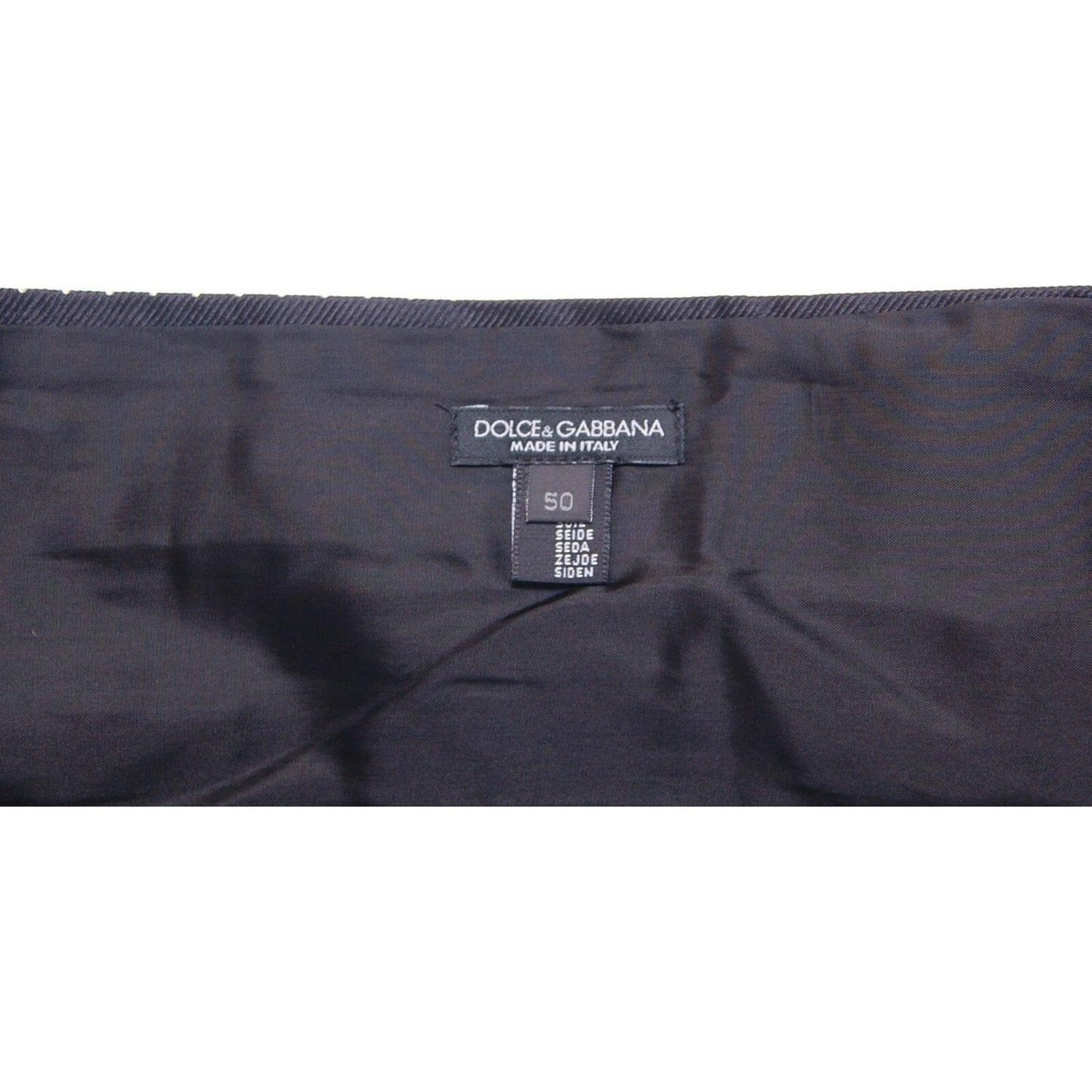 Dolce & Gabbana Black Waist Smoking Tuxedo Cummerbund Belt NOC10451-44