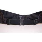 Dolce & Gabbana Black Waist Tuxedo Smoking Belt Cummerbund NOC10450-48