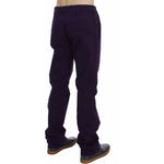 GF Ferre Purple Cotton Stretch Purple Fit Pants SIG30606-48