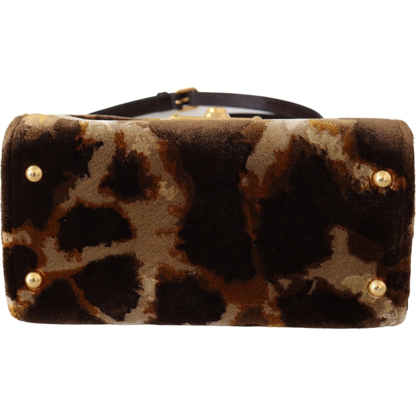 Dolce & Gabbana Brown Giraffe Crossbody Purse Borse WELCOME Purse VAS12215