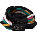 Costume National Multicolor Rope Leather Rustic Hook Buckle Belt BEL8044-90