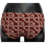Dolce & Gabbana Multicolor DG Logo Print Bottom Beachwear Bikini Swimsuit BIK1381- IT2