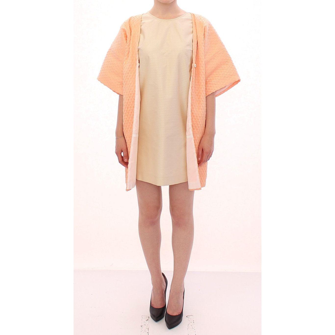 Andrea Incontri Pink Short Sleeves Jacket Coat GSS10720-1