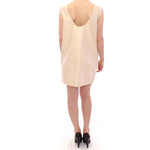 Andrea Incontri Beige Sleeveless Shift Mini Dress GSS10721-2