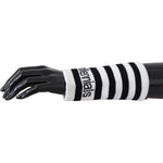 Dolce & Gabbana Black White Wool DGMillennials Wristband Wrap LB3023