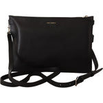 Dolce & Gabbana Black Exotic Leather Shoulder Sling Alta Sartoria Bag VAS12533