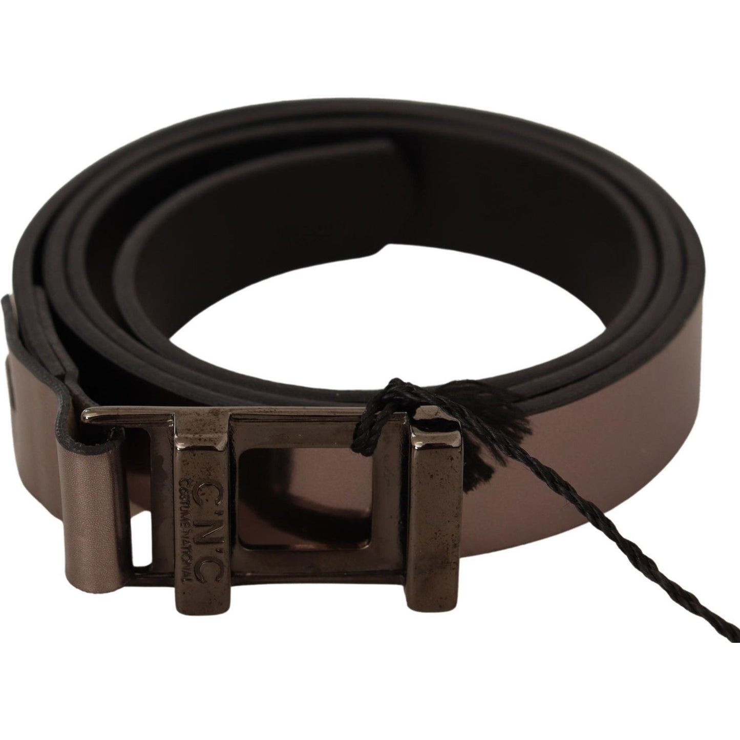 Costume National Pink Metallic Leather Buckle Belt BEL61018 -85
