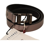 Costume National Pink Metallic Leather Buckle Belt BEL61018 -85