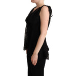 Dolce & Gabbana Black Silk Lace Trim Camisole Tank Top TSH6272 -46