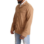 Dolce & Gabbana Brown Cotton Button Collared Coat Jacket JKT2916 -40