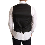 Dolce & Gabbana Black Wool Formal Waistcoat Dress TSH6617 -44