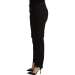 CYCLE Black Mid Waist BAGGY Fit Skinny Trouser PAN71162 -25