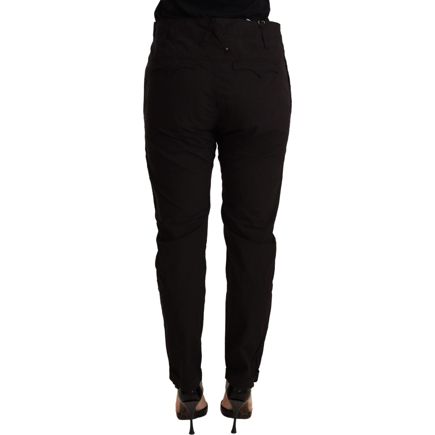 CYCLE Black Mid Waist BAGGY Fit Skinny Trouser PAN71162 -25
