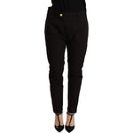 CYCLE Black Mid Waist BAGGY Fit Skinny Trouser PAN71162 -25
