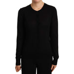 Dolce & Gabbana Black Crewneck Pullover STAFF Sweater Wool TSH6760 -44