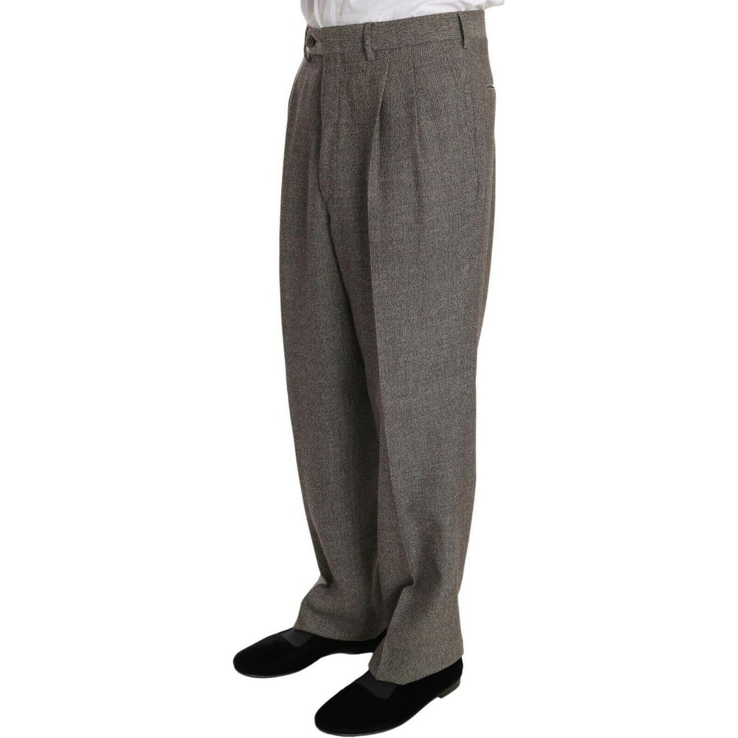 Fendi Brown Wool Regular Single Breasted Suit Suit