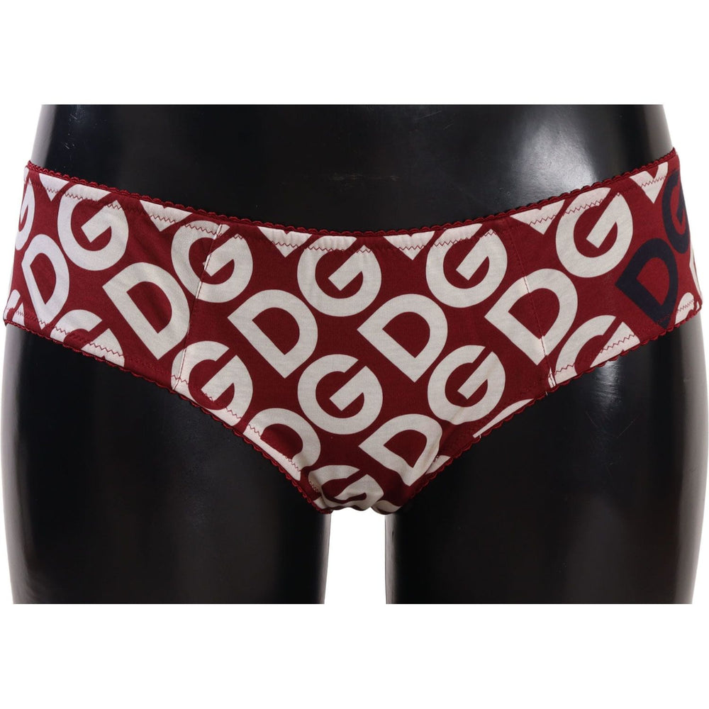 Dolce & Gabbana Multicolor DG Logo Print Slip Bottom Underwear BIK1503 -IT1