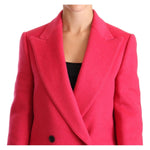 Dolce & Gabbana Pink Double Breasted Trenchcoat Jacket JKT3002-38